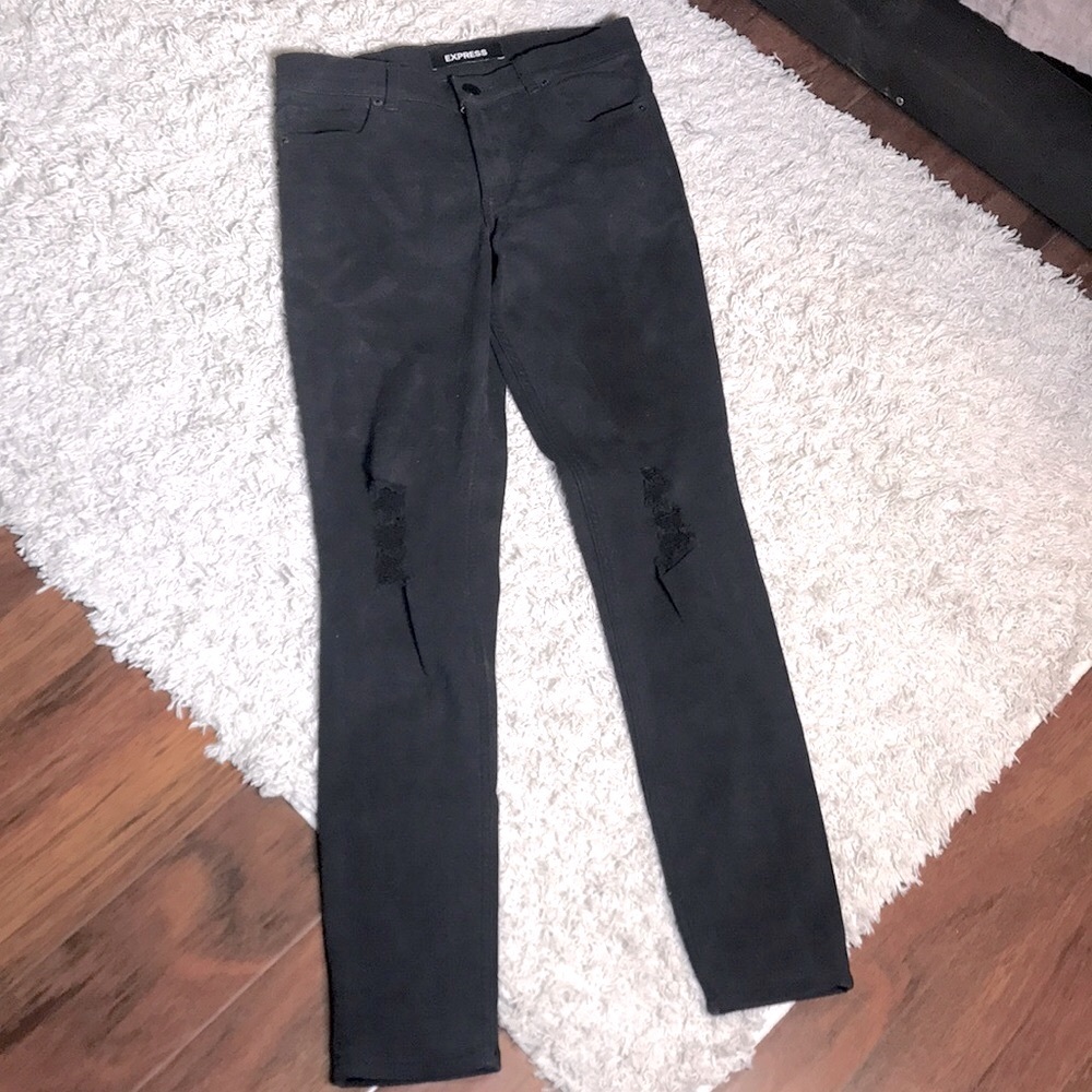 Express Denim High Rise Legging